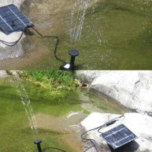 Fontaine de jardin alimentée par énergie solaire