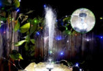 Fontaine d'eau solaire, améliore l'ambiance du jardin