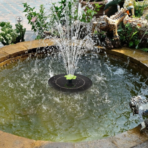Fontaine solaire sans branchement pour jardin