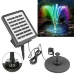 Fontaine solaire sur pied pour jardin