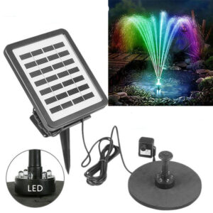 Fontaine solaire sur pied pour jardin