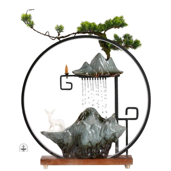 Fontaine japonaise élégante pour jardin