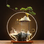 Fontaine de jardin zen, inspiration japonaise