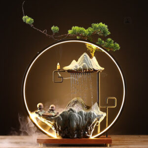 Fontaine zen pour espace extérieur