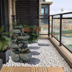 Fontaine Zen pour Terrasse, élément décoratif apaisant