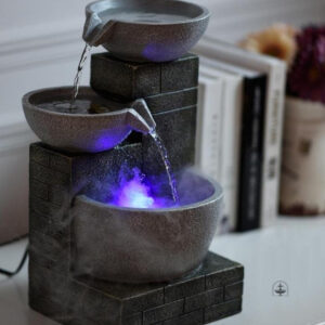 Fontaine Zen LED vapeur pour ambiance relaxante