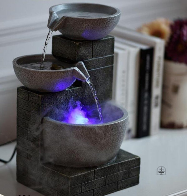 Fontaine Zen LED vapeur pour ambiance relaxante
