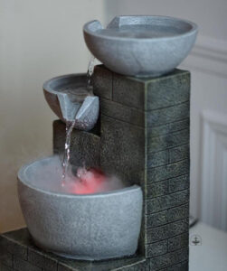 Accessoire zen, fontaine à vapeur LED pour méditation