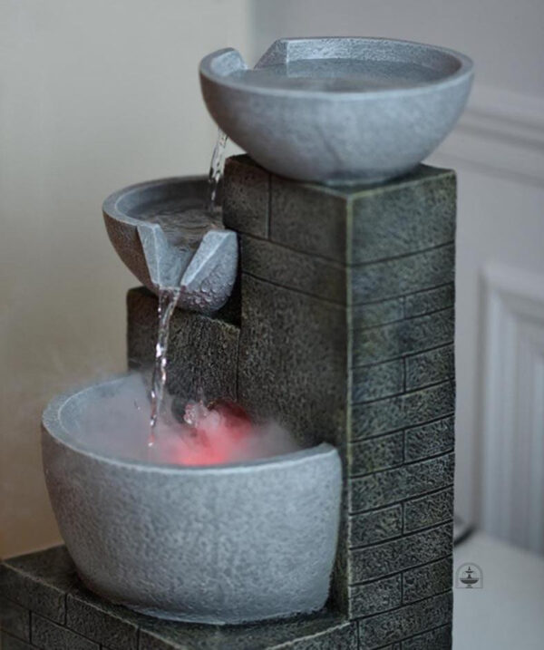 Accessoire zen, fontaine à vapeur LED pour méditation