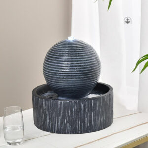 Fontaine zen boule décorative pour ambiance relaxante