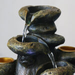 Décoration de bureau : Fontaine Zen apaisante