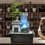 Fontaine zen pour décoration intérieure