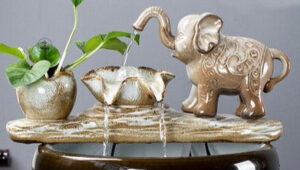 Élégante fontaine Zen pour décoration d'intérieur relaxante