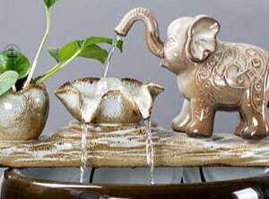 Élégante fontaine Zen pour décoration d'intérieur relaxante