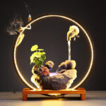 Fontaine zen design LED moderne pour ambiance relaxante