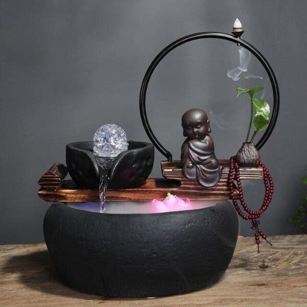 Élément décoratif zen avec son apaisant