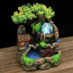 Décoration intérieure avec fontaine zen apaisante