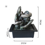Fontaine décorative en pierre pour jardin zen