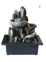 Fontaine zen extérieure en pierre naturelle