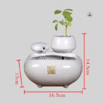 Déco intérieure Feng Shui avec fontaine zen décorative