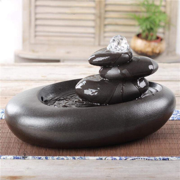 Fontaine zen galet pour une ambiance apaisante