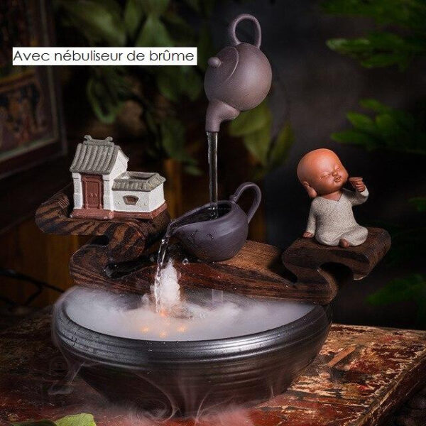 Fontaine d'eau zen pour créer une ambiance apaisante