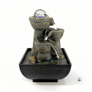 Fontaine Zen Intérieur avec Boule décorative