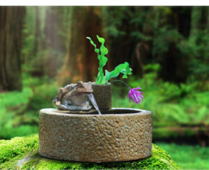 Fontaine décorative zen en extérieur