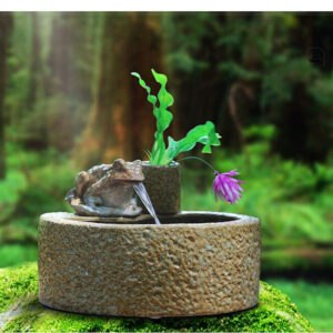 Fontaine décorative zen en extérieur