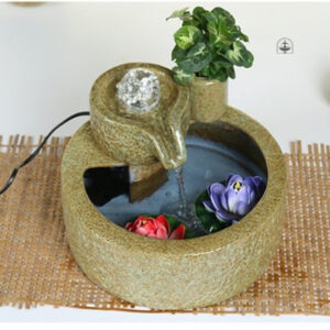 Élément aquatique pour jardin zen