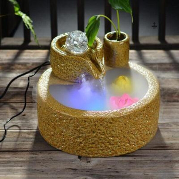 Fontaine d'eau pour ambiance relaxante
