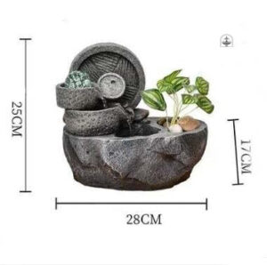 Système de fontaine zen, design en pierre naturelle