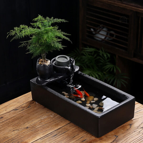 Élément d'eau zen pour bien-être intérieur