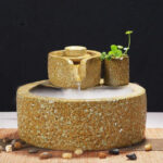 Fontaine zen décorative à eau pour ambiance relaxante