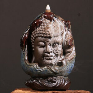 Accessoire de méditation : fontaine à encens zen et sereine