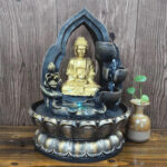 Fontaine Bouddha en eau pour une ambiance zen