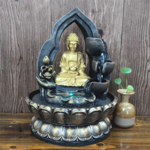 Fontaine Bouddha en eau pour une ambiance zen