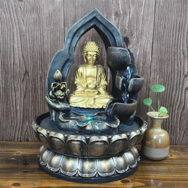 Fontaine Bouddha en eau pour une ambiance zen