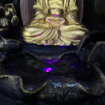 Fontaine d'intérieur Bouddha avec cascade d'eau