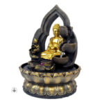 Élément décoratif Bouddha en fontaine pour relaxation