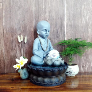 Fontaine décorative Bouddha, idéale pour le bien-être intérieur