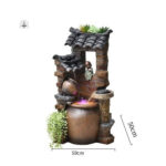Fontaine extérieure moderne en matériaux durables