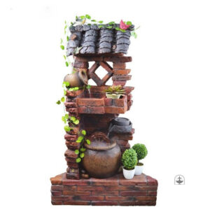 Fontaine moderne pour embellir votre espace extérieur