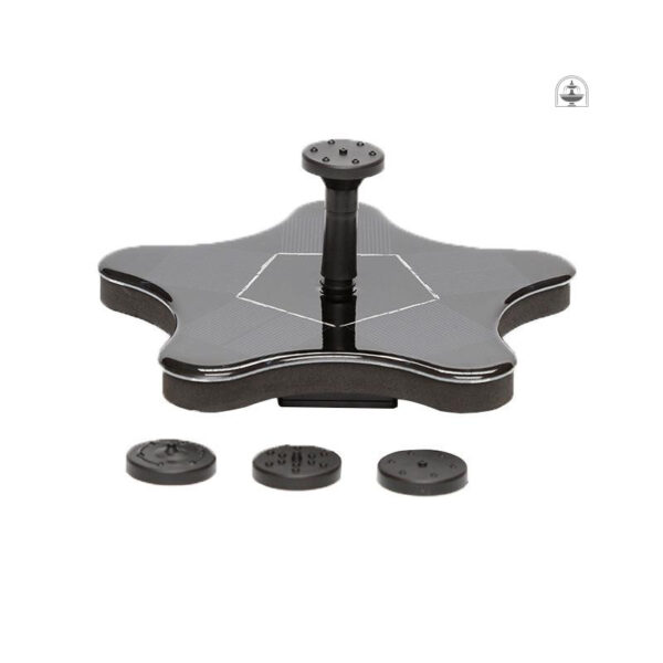 Fontaine solaire design pour jardin extérieur
