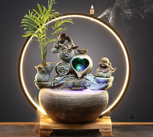 Élégante fontaine japonaise pour jardin zen