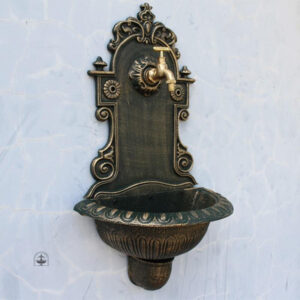 Fontaine décorative en fonte pour jardin