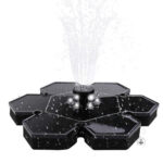 Fontaine solaire design pour jardin moderne