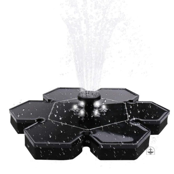 Fontaine solaire design pour jardin moderne
