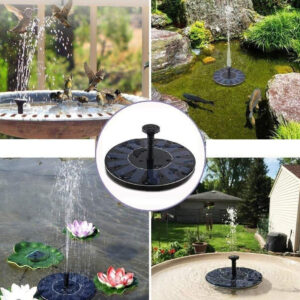 Système de fontaine à énergie solaire pour l'eau