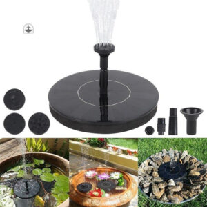 Fontaine décorative ronde pour espaces extérieurs